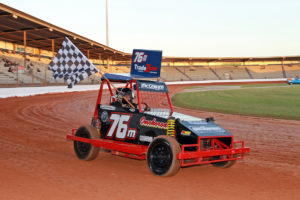 Deegan McGregor won the first youth ministock race of the season and also took out the feature race in the season opener. He has continued to have success out on the track and is looking to finish the season as one of the best of Baypark’s current crop of youth ministock drivers.